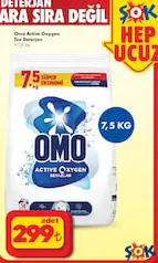 OMO ACTİVE OXYGEN TOZ DETERJAN 7,5 KG OMO ACTİVE OXYGEN TOZ DETERJAN 7,5 KG